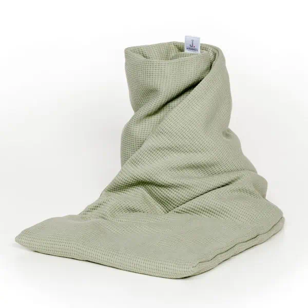 warmtesjaal wafel dust groen 70 cm