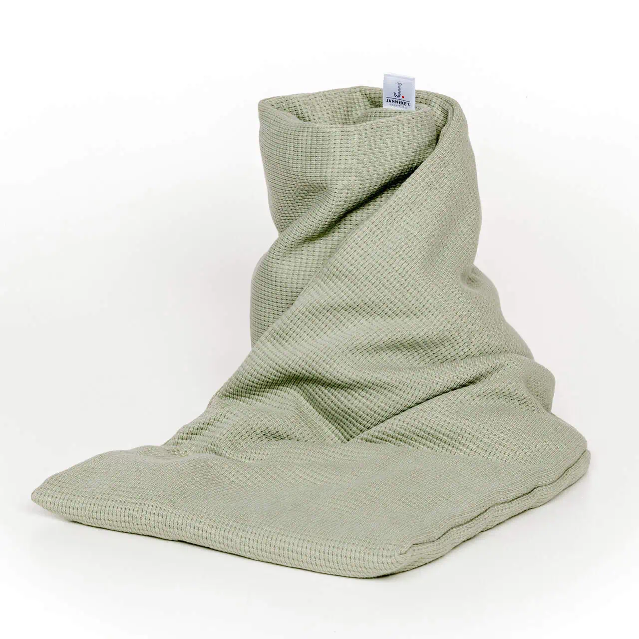 warmtesjaal wafel dusty groen 70 cm warmtesjaal wafel dust groen 70 cm